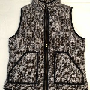 J Crew Herringbone Vest